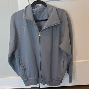 Woman’s Aritzia Gray Full-Zip Sweatshirt